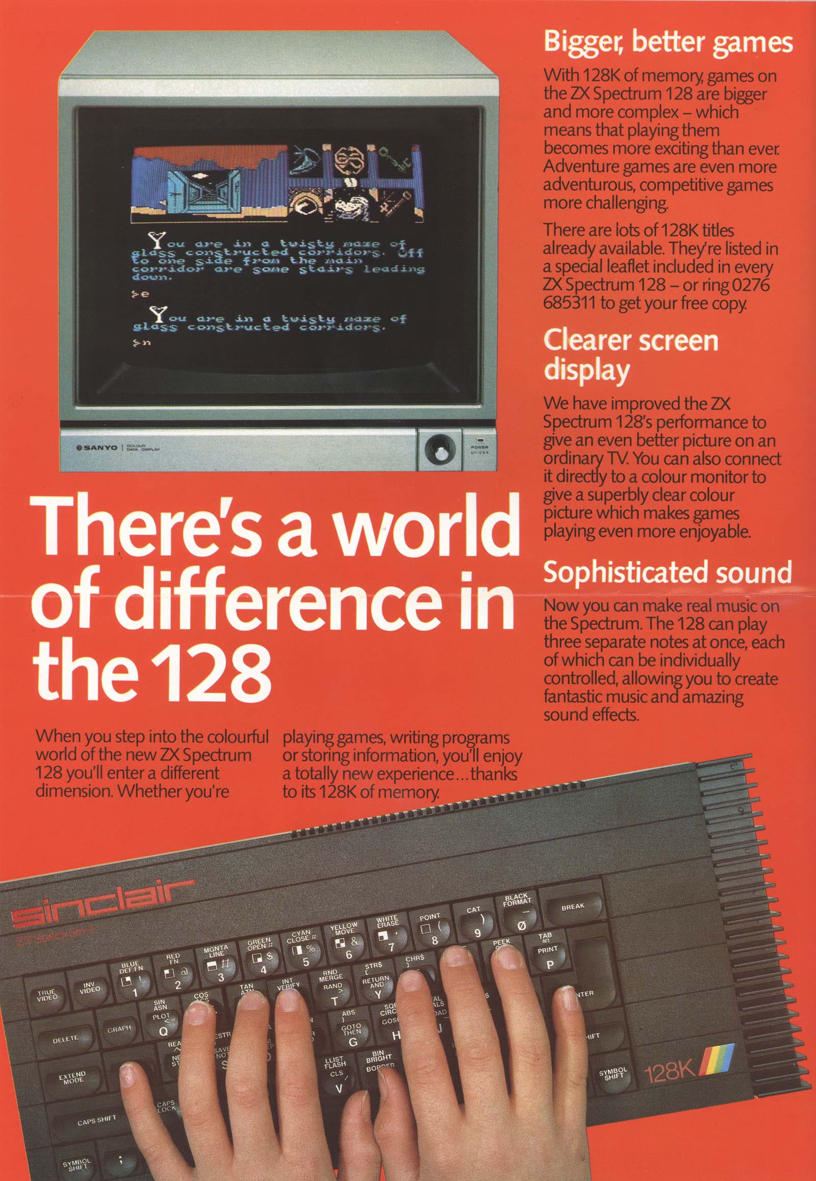 ZX Spectrum 128K Brochure Page 2