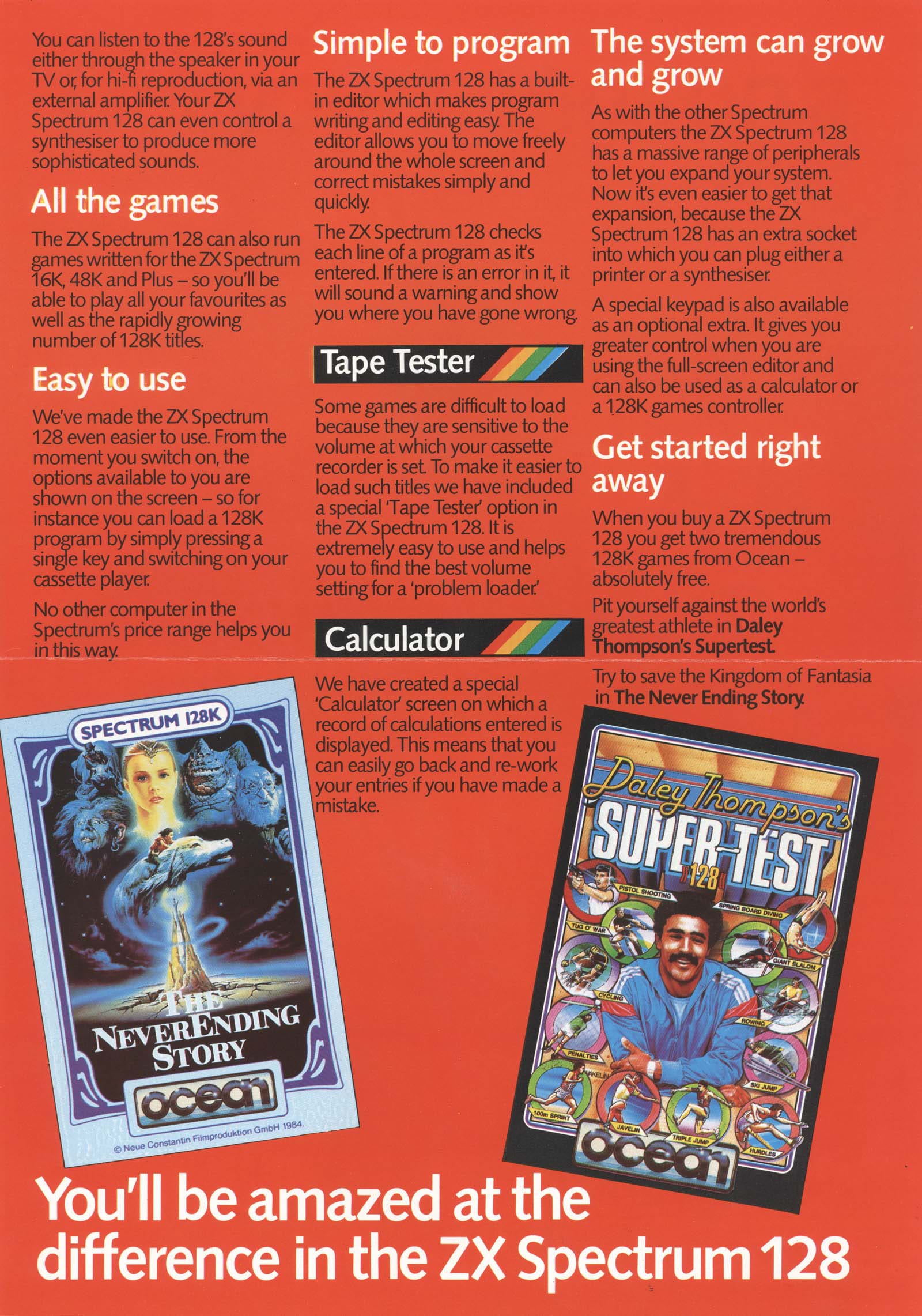 ZX Spectrum 128K Brochure Page 3