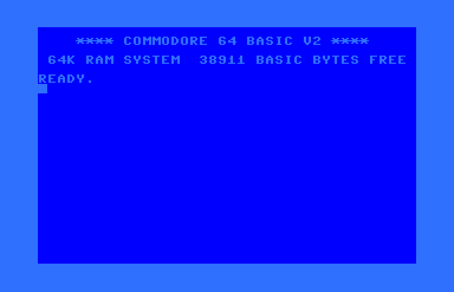 Commodore 64 Home Screen