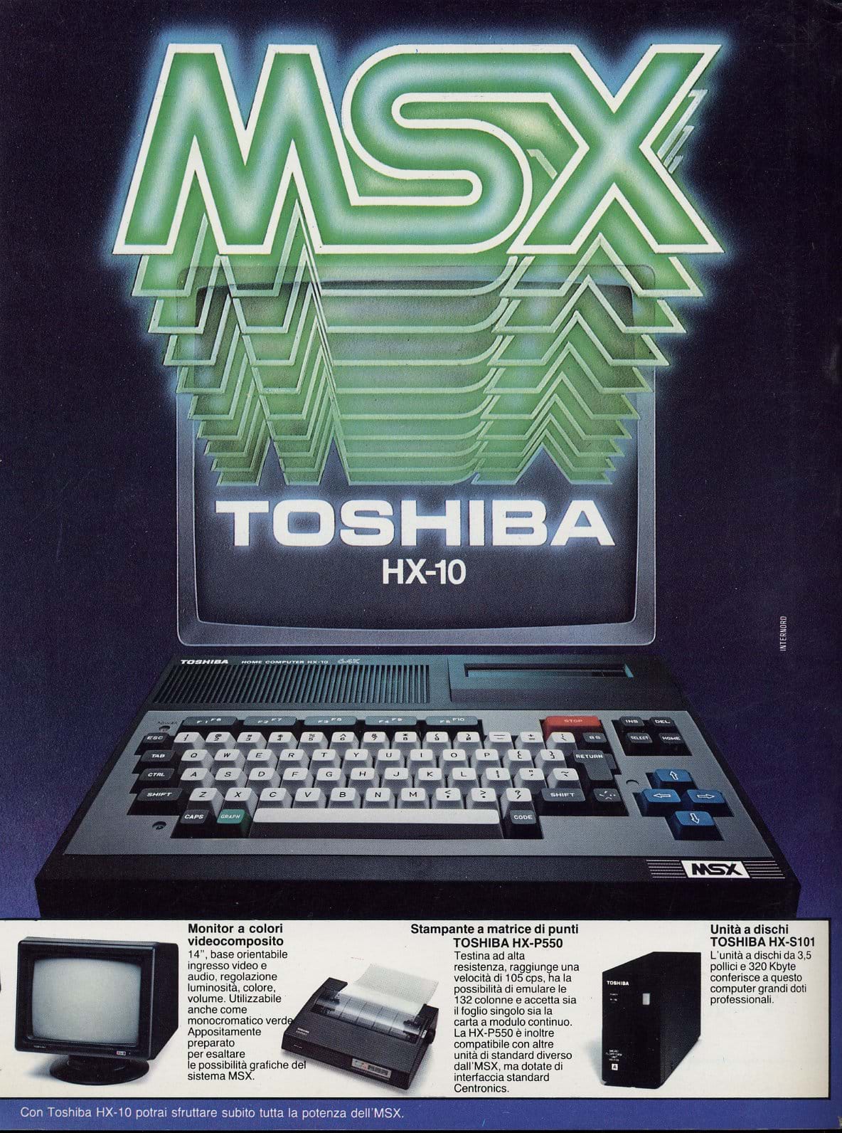 Toshiba HX-10 Advert