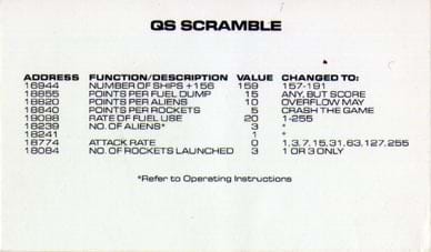 4 - QS Scramble (1981)
