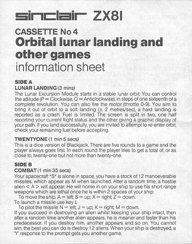 ZX81 Games 4
